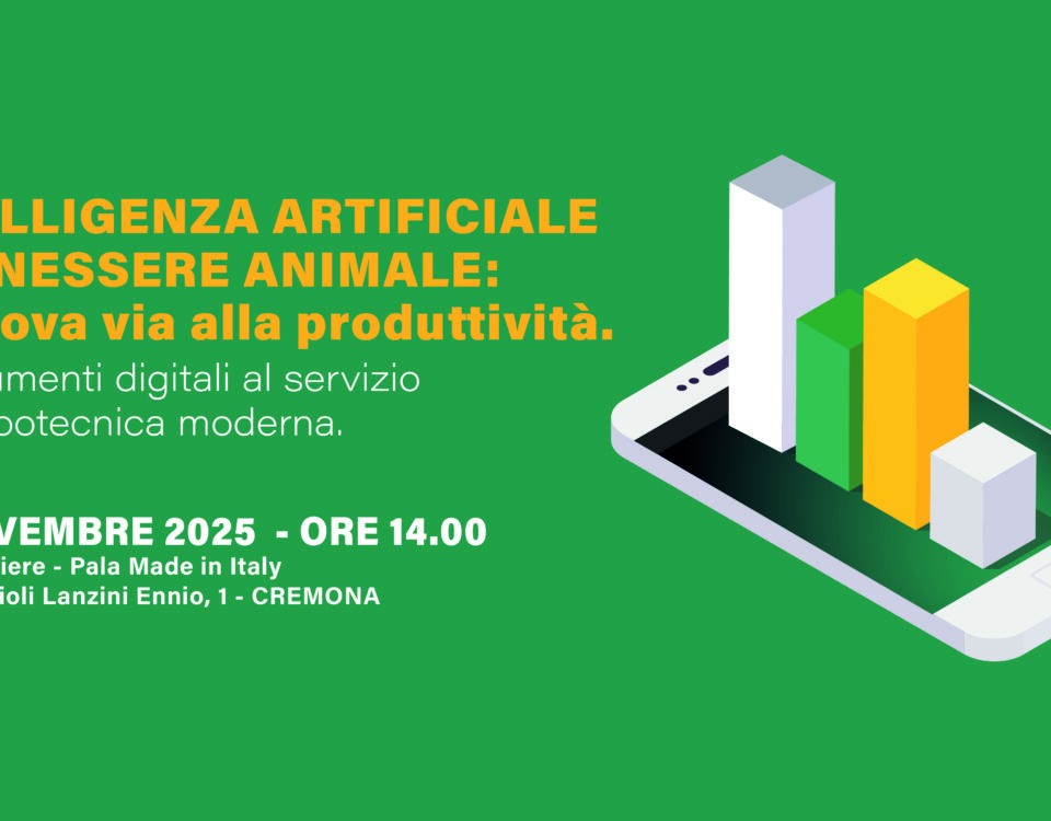 Immagine di copertina relativa all'evento Intelligenza Artificiale e benessere animale: la nuova via alla produttività